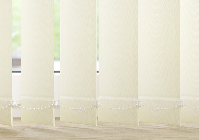 Rochester, Cream - Vertical Blind Slats - Image 3